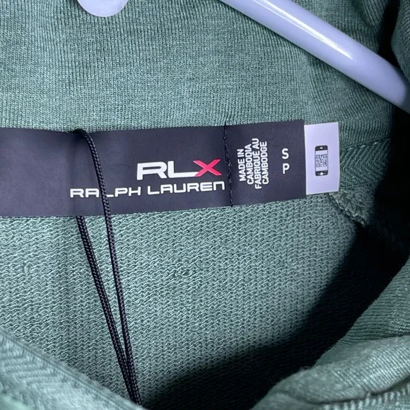 Ralph Lauren RLX Golf Full Zip Vest Men's Size Small Wicking Stretch Green Blue - Picture 3 of 9